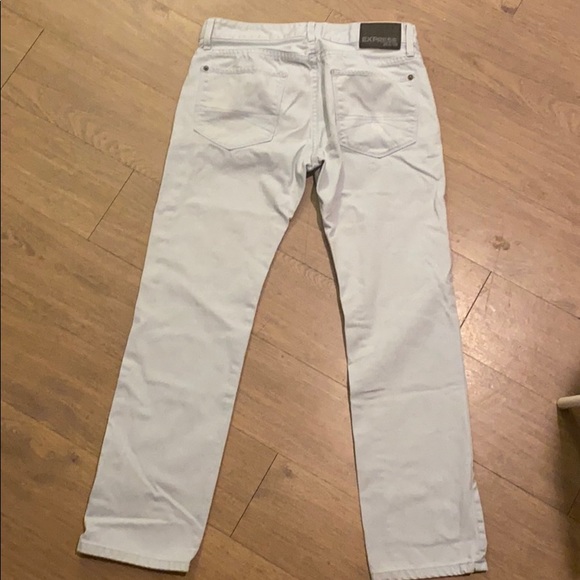 New Express Rocco Jeans 30 x 30 Light Blue - Picture 3 of 3